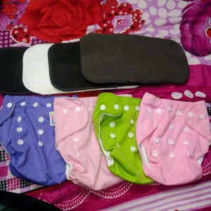 10 Pieces Combo Reusable Diaper