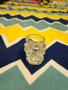 Glass Shoe For Candle Showpiece