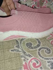 Comfortable Pink Slip-On Sneakers