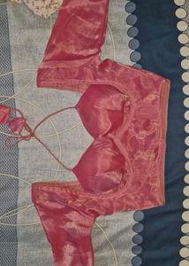 BABY PINK MASABA CUT PADDED BLOUSE