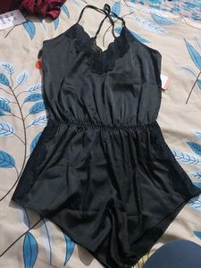 Patchwork Sleep Jumpsuit