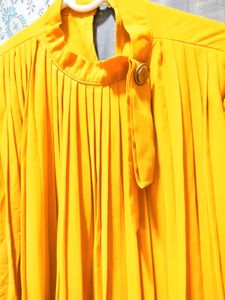 Mustard Coloured Formal Top