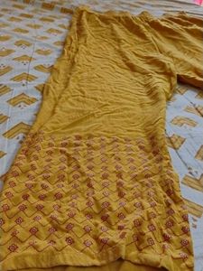 Yellow Printed Leggings