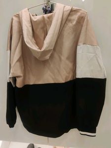 Color Block Hoodie Jacket