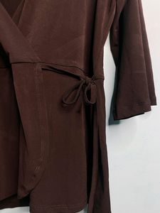 Black Cinched Waist Top