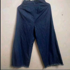 Wide Leg Denim Pants