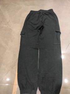 BLACK CARGO TROUSER