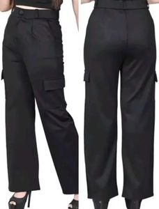 Combo Black Cargo And White Parachute