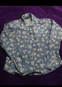 Maroon Printed Dress