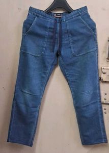 Blue Denim Joggers