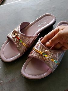 Pink Nizam Slides - Size 8