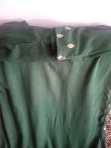 Sequence Work Green Kurti
