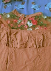 Mustard Brown Top 🤎