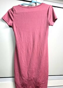 Pink Bodycon Mini Dress