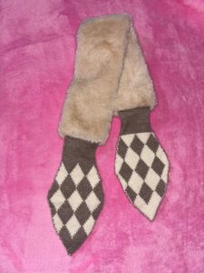 Self Design Wool Blend Women Nude Fancy Scarf