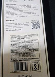 Fire Boltt Green ninja 3 smart watch