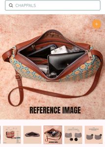 New Zouk Structured Shoulder Bag