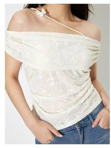 White Off Shoulder Top