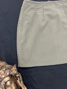 Olive Green H&amp;M Premium Skirt