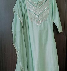 Siah Kurta With Duppatta