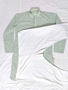 Men&#39;s Light Green Kurta
