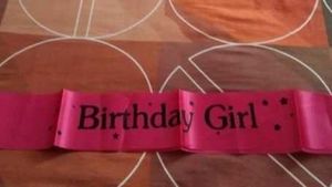 Birthday Girl Slash Dark Pink 🩷 Colour