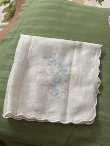 Vintage Floral Handkerchief