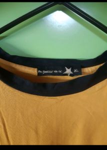 Mustard Yellow T-shirt For Women
