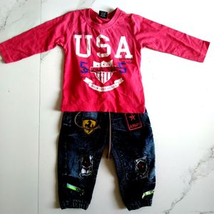 Boy's Sweatshirt & Jean
