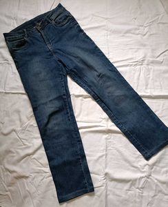Blue Straight Fit Jeans