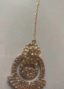 Golden Indian Jewelry Set