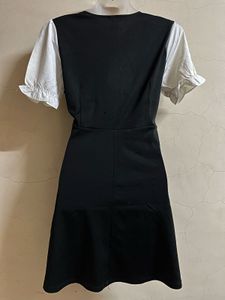 Korean Pintrest Black Flared One Piece