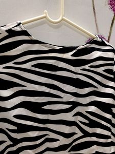 New Zebra Print Top