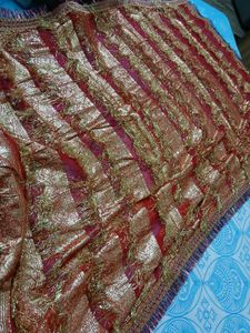 Red & Gold Dupatta