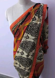 Elegant Printed Saree