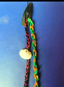 Boho braided hair clip combo