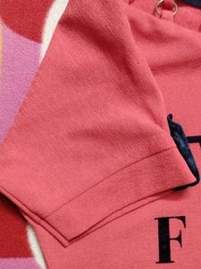 Fashionable Pink Graphic Top