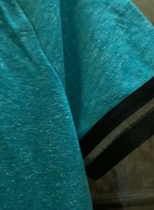 Bluish Hooded Tee