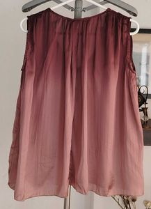 Zara Basic Silk Top/Blouse