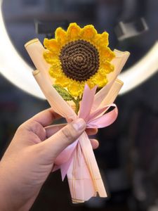 Crochet Sunflower Bouquet