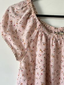Floral Pink Top