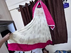 anarkali with dupatta