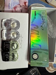 Olens Scandi Contact Lense (Olive Green)[-2.00]