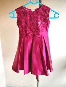 Red Dress with Bow