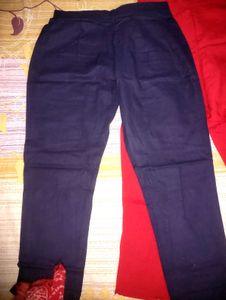 Blue And Red Trousers Combo