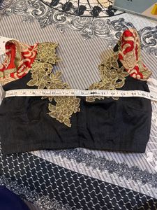 Red black lehenga choli