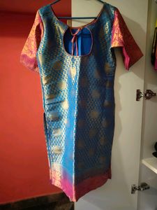 Silk Blend Tunic Dress