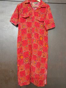 Vintage Red Kurti