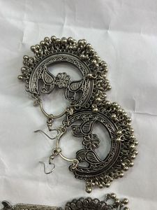 Ethnic Silver Earrings