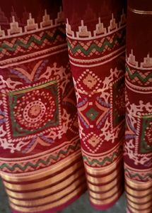 (12) Very Beautiful Saree With Blouse